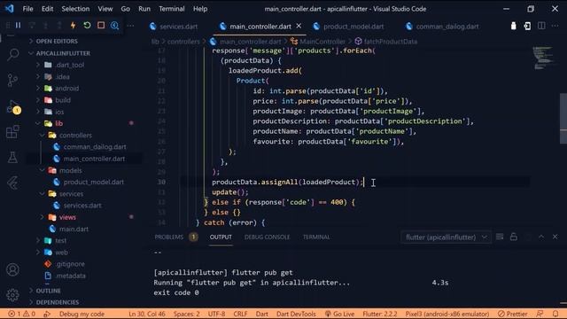 API Calling in Flutter | REST API Call in Flutter || HTTP request flutter video tutorial in HINDI смотреть онлайн