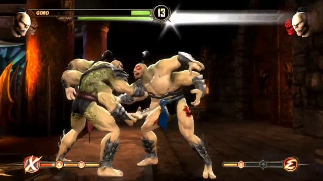 Goro & Kintaro Vs Goro & Kintaro - Mortal Kombat 9