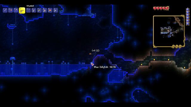 Terraria Episode 4 Exploring some caves смотреть онлайн