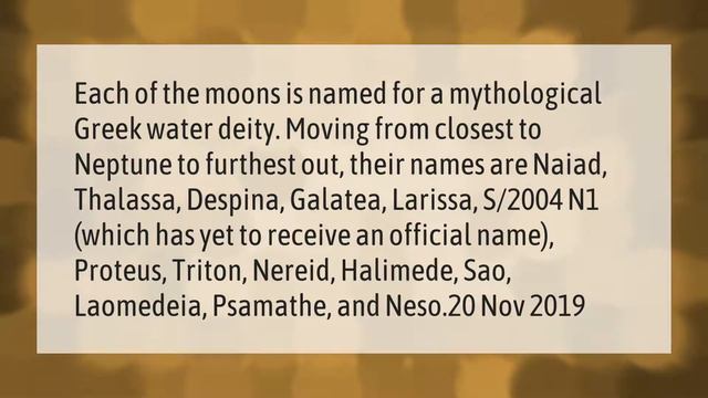 Why does Neptune have 14 moons? смотреть онлайн