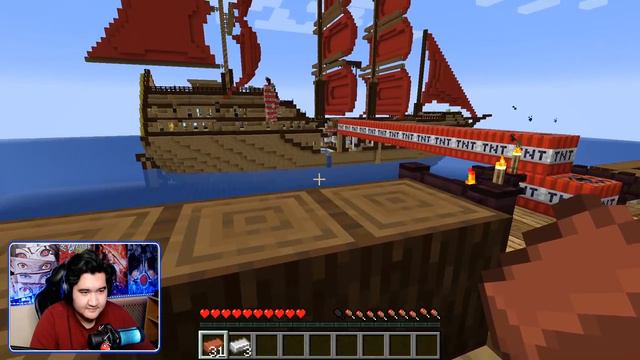 МОРСКОЙ БОЙ КАК БЕД ВАРС В МАЙНКРАФТ | СРАЖАЕМСЯ С FLACKJK COFFI YRAGUN