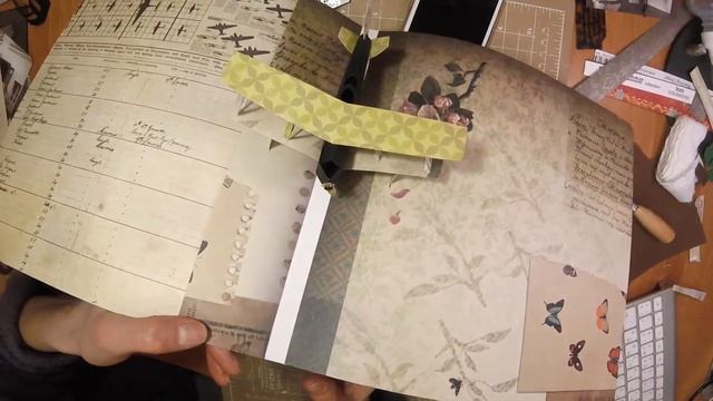 Проект "Настоящий скрапбукинг. Семейный альбом". 2 разворот. Самолет смотреть онлайн
