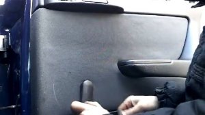 Как снять обшивку карту задней двери OPEL ASTRA G (2007)demontaz boczka drzwi tyl/door panel remova