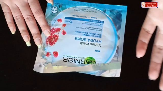 Garnier Skin Naturals Hydra Bomb Serum Mask Review ?? || Beauty With Easy Tips смотреть онлайн