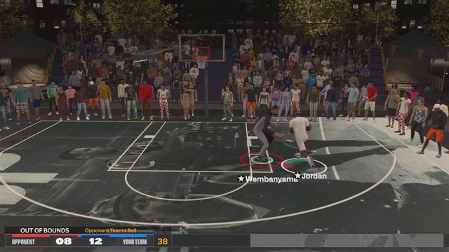 NBA 2K24 BLACKTOP | Victor Wembanyama vs Michael Jordan смотреть онлайн