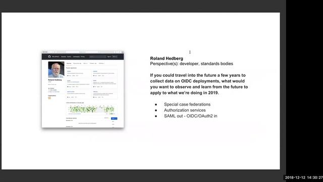 OpenID COnnect and OAuth in the R&E Community (2018 December) смотреть онлайн