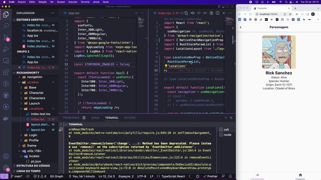 Aula 10 - Rick and Morty App | React Native | Typescript | Expo смотреть онлайн