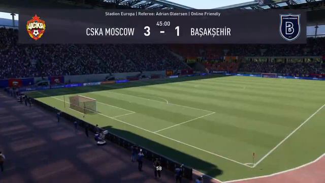 (W) CSKA Moscow v Başakşehir (F) смотреть онлайн