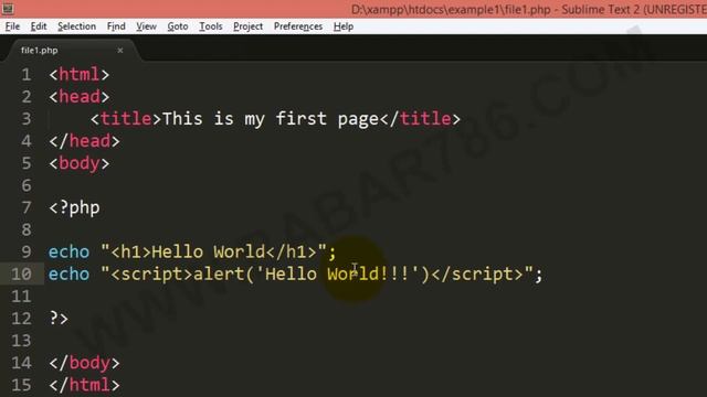 Php Class 4 - Use Html and java in php in Urdu and Hindi смотреть онлайн