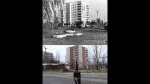 Припять до и после аварии 26.04.1986