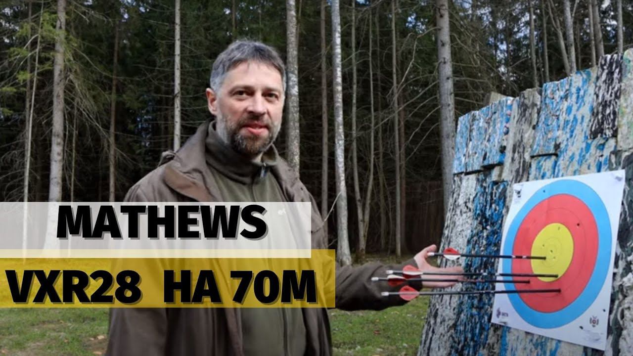 MATHEWS VXR28 на стрельбище 70 метров смотреть онлайн