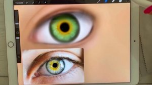 Как нарисовать глаз в Procreate на графическом планшете