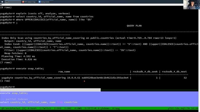 Partial Indexes & Expression Based Indexes | YugabyteDB Friday Tech Talks | Episode 14 смотреть онлайн