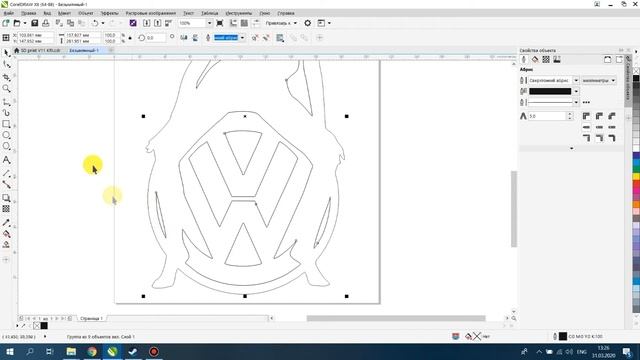 Рисуем понравившуюся наклейку на авто. смотреть онлайн