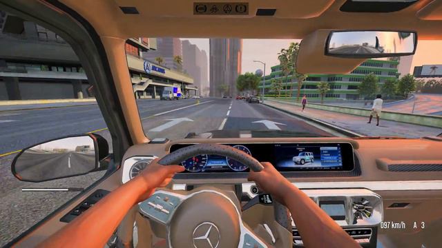 Mercedes Amg g63 Car Driving - City Car Game Gta 5 - Car Games Pc Gameplay #2 смотреть онлайн