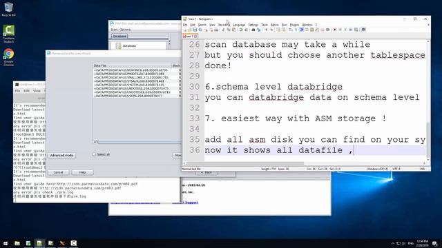 How to restore oracle database stored on ASM diskgorup without backup смотреть онлайн