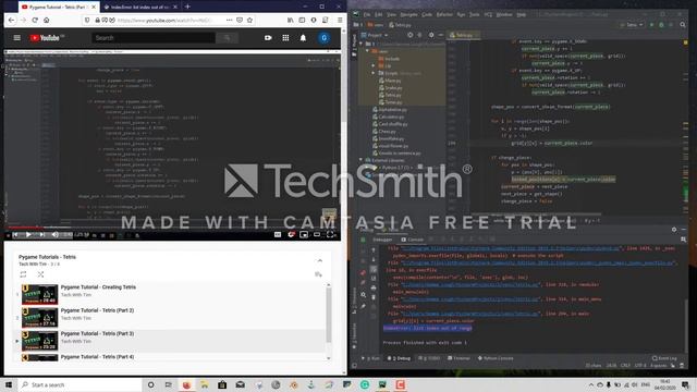 Guided Tetris Build (Python) смотреть онлайн