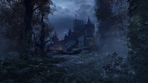 Dark Forest Castle Live Wallpaper (60fps 4K perfect loop)