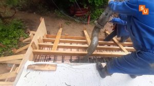 ОТМОСТКА ИЗ БЕТОНА С ПЛАВНЫМ УКЛОНОМ