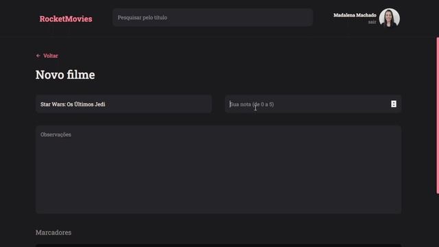 Desafio "Rocket Movies" do Explorer da Rocketseat. смотреть онлайн