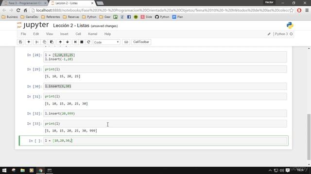 075 - APRENDIENDO PYTHON DESDE CERO - Listas смотреть онлайн