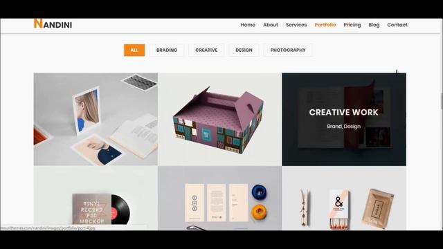 NANDINI - One Page Business HTML Template | Bootstrap Templates смотреть онлайн