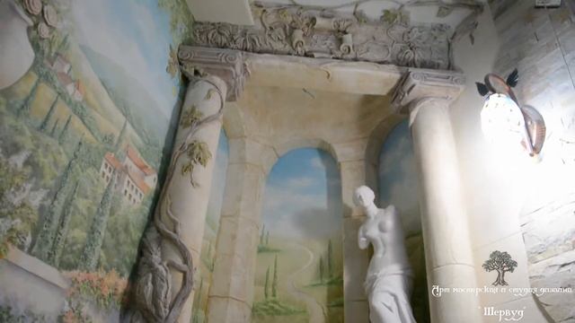 Лепное панно и интерьерный фонтан смотреть онлайн