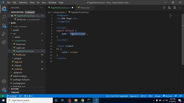 Vue JS 3 tutorial #40 Page Not Found смотреть онлайн