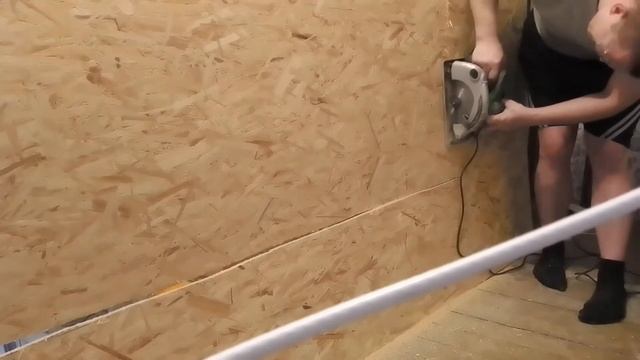 Продолжение ремонта. Стена из монтажной пены. смотреть онлайн