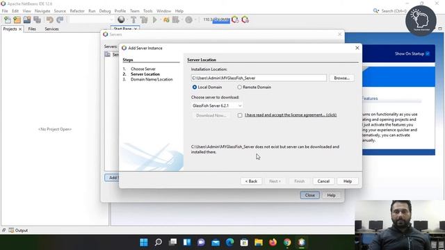How to install and Configure GlassFish Server | Handle Not a Valid GlassFish Server Installation смотреть онлайн