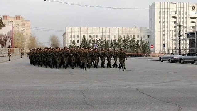 Репетиция. Проход парадных расчётов. смотреть онлайн