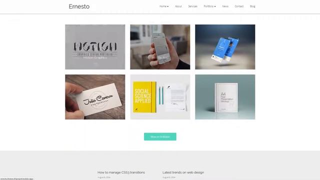 Ernesto - Responsive Multipurpose WordPress Theme смотреть онлайн