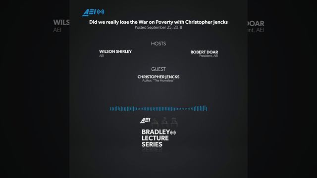 Did we really lose the War on Poverty with Christopher Jencks | BRADLEY LECTURES смотреть онлайн