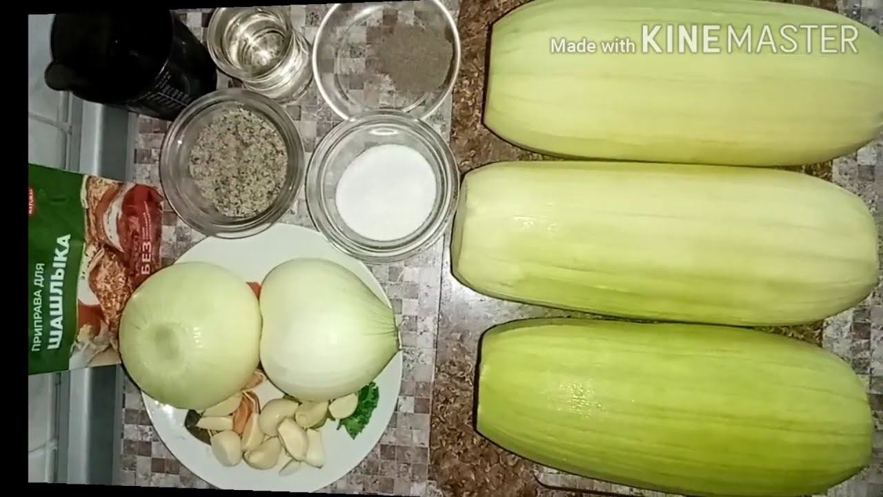 Вкусная ЗАКУСКА ИЗ КАБАЧКОВ на зиму. смотреть онлайн