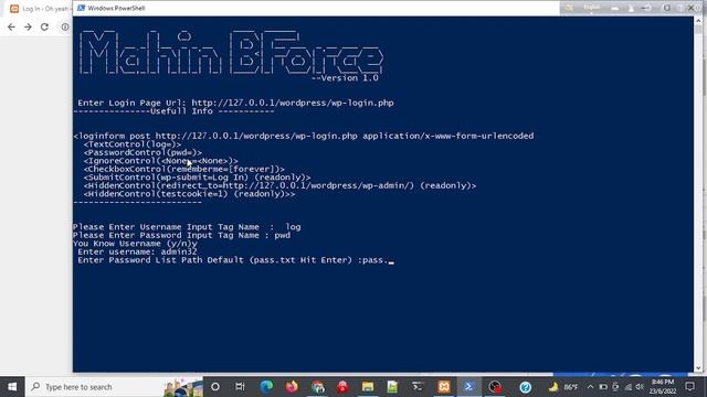 Bruteforce live attack Python - Mahin Bin Hasan смотреть онлайн