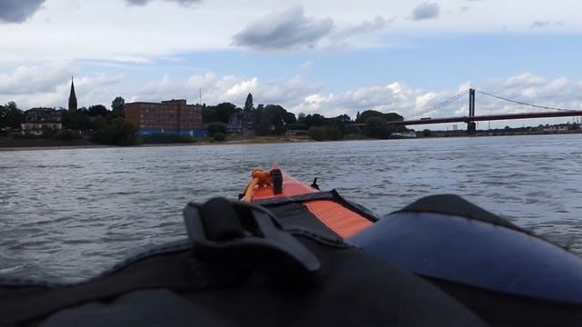 9/10 Kajaktour auf Ruhr / Rhein in NRW. Von Mülheim nach Walsum . Mit dem Seawave Gumotex смотреть онлайн