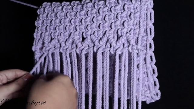 Macrame BAG for Beginners | STEP BY STEP TUTORIAL | смотреть онлайн
