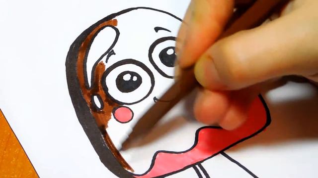 Как нарисовать шоколадное эскимо / How to draw a chocolate Popsicle смотреть онлайн