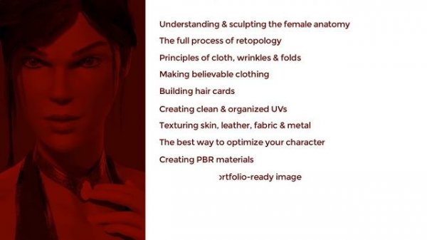 Female Game Character - Complete Pipeline