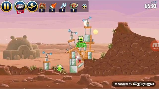 Обзор игры Angry Birds Star Wars. смотреть онлайн