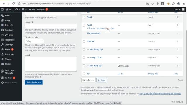 Bài 18: Quản lý Chuyên mục bài viết categories và thẻ tags trong Wordpress смотреть онлайн