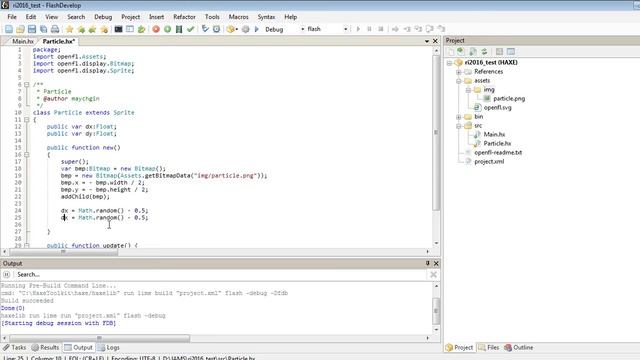 ИГРЫ2016 - HAXE - ИСПОЛЬЗОВАНИЕ ЧАСТИЦ смотреть онлайн