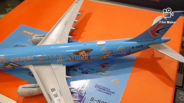 Aircraft model (China Eastern Airbus A330-300 scale 1:400 Diecast) смотреть онлайн