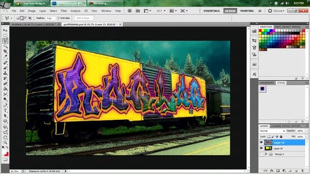 graffiti tutorial in photoshop cs5 part two смотреть онлайн