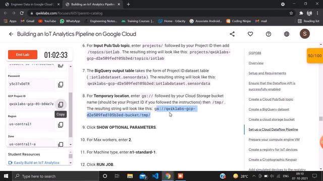 Building an IoT Analytics Pipeline on Google Cloud | Qwiklabs GSP088 | 30 Days of Google Cloud смотреть онлайн