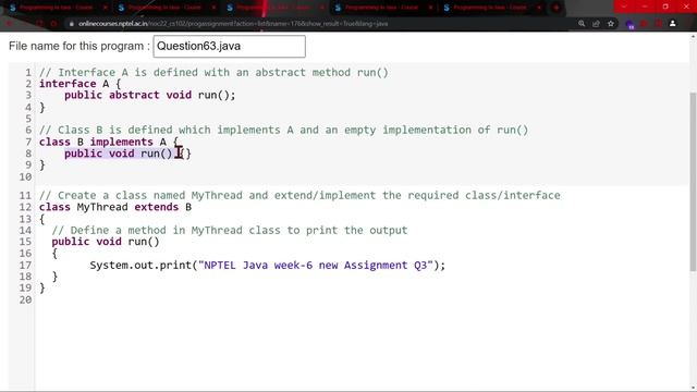 NPTEL Programming In Java WEEK 6 Programming Assignment Solutions | Swayam July 2022 | IIT Kharagpu