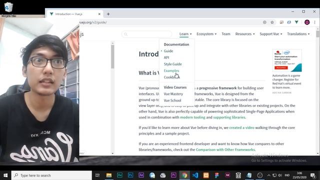 Introduction vuejs | Tutorial Vue.js Indonesia смотреть онлайн