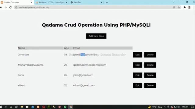 Crud Operations Using PHP & MYSQLI Database | With Source Code | Php Crud Insert , Update , Delete смотреть онлайн