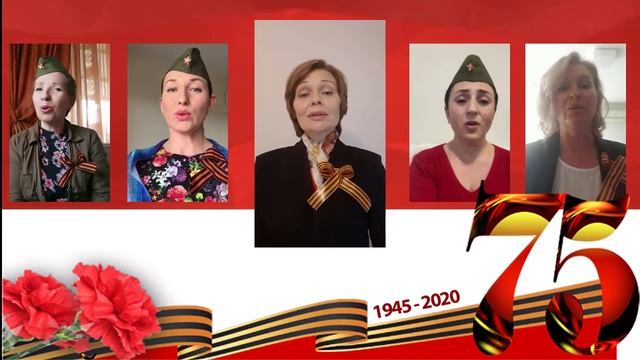 Вокальный ансамбль «Вдохновение» принял участие в акции «Поем песни Победы»