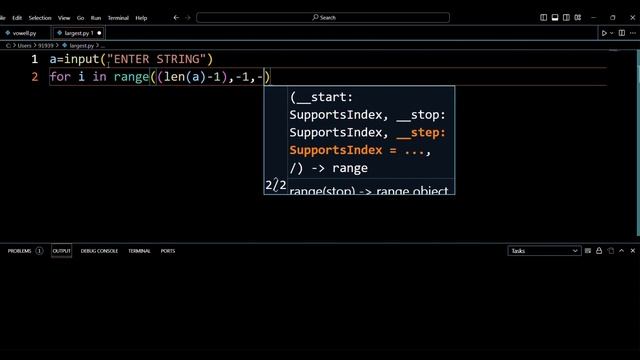 How to reverse a string in Python Program смотреть онлайн